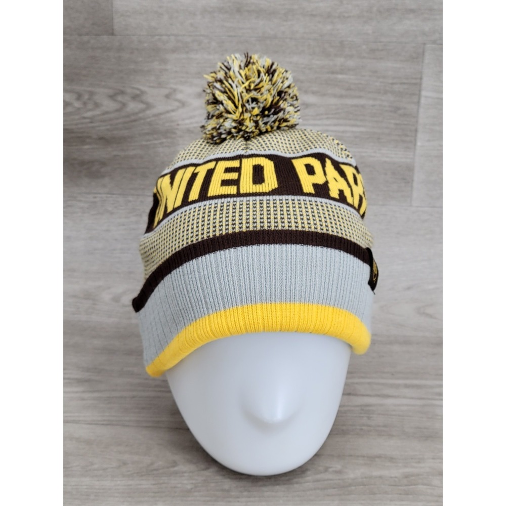 United Parcel Service UPS Acrylic Knit Pom Winter Ski Hat Beanie Adult Size